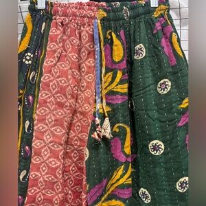 Kantha Wide Leg Pants | Handmade In India